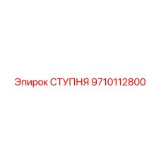 9710112800 СТУПНЯ Epiroc