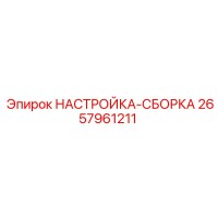2657961211 НАСТРОЙКА-СБОРКА Epiroc