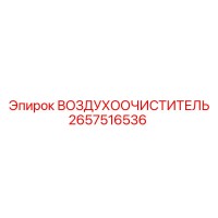 2657516536 ВОЗДУХООЧИСТИТЕЛЬ | Epiroc