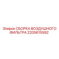 2205615592 СБОРКА ВОЗДУШНОГО ФИЛЬТРА Epiroc