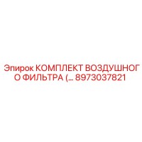 8973037821 КОМПЛЕКТ ВОЗДУШНОГО ФИЛЬТРА Epiroc