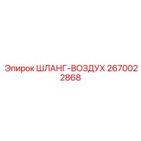 2670022868 ШЛАНГ-ВОЗДУХ Эпирок