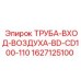 Воздухозаборник артикул 1627125100 для буровых установок Epiroc