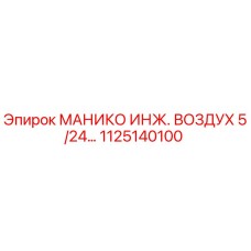 1125140100 МАНИКО ИНЖ. ВОЗДУХ 5/24… Epiroc