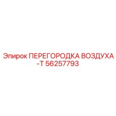 56257793 ПЕРЕГОРОДКА ВОЗДУХА-T Epiroc