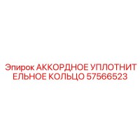57566523 АККОРДНОЕ УПЛОТНИТЕЛЬНОЕ КОЛЬЦО Epiroc