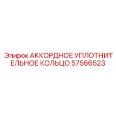 Оригинальное уплотнительное кольцо Epiroc артикул 57566523