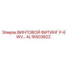AL16503822 ВИНТОВОЙ ФИТИНГ P-EWV Epiroc