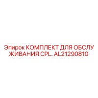AL21290810 КОМПЛЕКТ ДЛЯ ОБСЛУЖИВАНИЯ CPL. Epiroc
