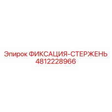 4812228966 ФИКСАЦИЯ-СТЕРЖЕНЬ Epiroc