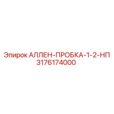 3176174000 АЛЛЕН-ПРОБКА-1-2-НП Epiroc