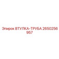 2650256957 ВТУЛКА-ТРУБА Epiroc