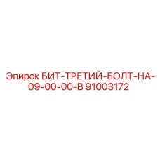 91003172 БИТ-ТРЕТИЙ-БОЛТ-НА-09-00-00-B Epiroc