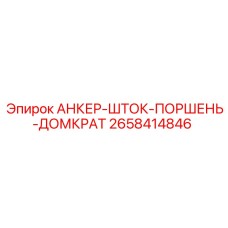 2658414846 АНКЕР-ШТОК-ПОРШЕНЬ-ДОМКРАТ Epiroc