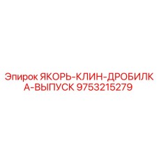 9753215279 ЯКОРЬ-КЛИН-ДРОБИЛКА-ВЫПУСК Epiroc