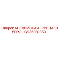 GS35081350 АНГЛИЙСКАЯ ГРУППА 185DRG Epiroc