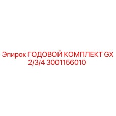 3001156010 ГОДОВОЙ КОМПЛЕКТ GX2/3/4 Эпирок