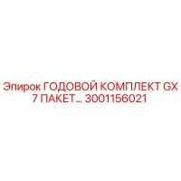 3001156021 ГОДОВОЙ КОМПЛЕКТ GX7 ПАКЕТ (Epiroc)