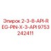 9753242411 2-3-8-API-REG-PIN-X-3-API Epiroc