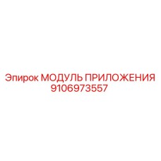 9106973557 МОДУЛЬ ПРИЛОЖЕНИЯ Epiroc