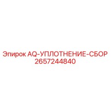 Фото уплотнительного сбора Epiroc артикул 2657244840