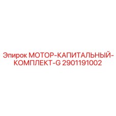 2901191002 МОТОР-КАПИТАЛЬНЫЙ-КОМПЛЕКТ-G Epiroc