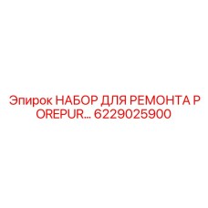 6229025900 НАБОР ДЛЯ РЕМОНТА POREPUR Epiroc
