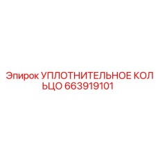663919101 Уплотнительное кольцо Epiroc