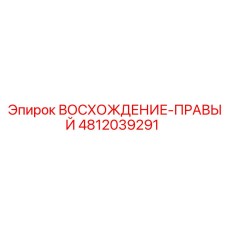 4812039291 ВОСХОЖДЕНИЕ-ПРАВЫЙ Epiroc