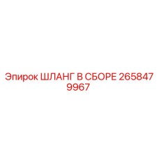 2658479967 ШЛАНГ В СБОРЕ Epiroc