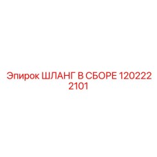 1202222101 ШЛАНГ В СБОРЕ - Epiroc