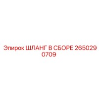 2650290709 ШЛАНГ В СБОРЕ Epiroc