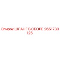 2651730125 ШЛАНГ В СБОРЕ Epiroc