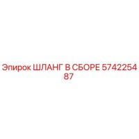 574225487 ШЛАНГ В СБОРЕ Epiroc
