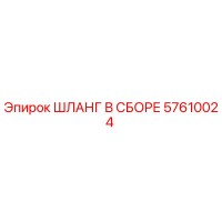 57610024 ШЛАНГ В СБОРЕ Эпирок
