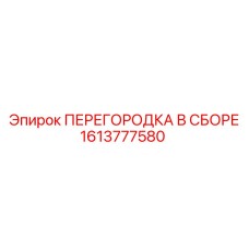 1613777580 ПЕРЕГОРОДКА В СБОРЕ Epiroc