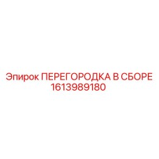 1613989180 ПЕРЕГОРОДКА В СБОРЕ Эпирок