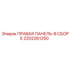 2202261250 ПРАВАЯ ПАНЕЛЬ-В СБОРЕ Epiroc