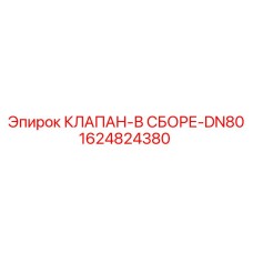 Изображение клапана в сборе DN80 Epiroc 1624824380