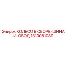 1310081089 КОЛЕСО В СБОРЕ-ШИНА-И-ОБОД Epiroc