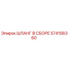 574156360 ШЛАНГ В СБОРЕ Epiroc