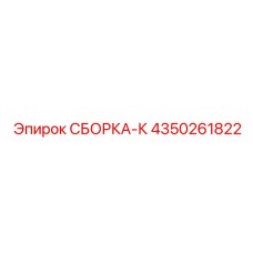 4350261822 СБОРКА-К Epiroc