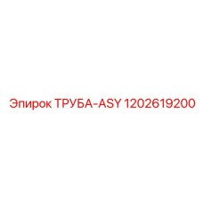 1202619200 ТРУБА-ASY Epiroc