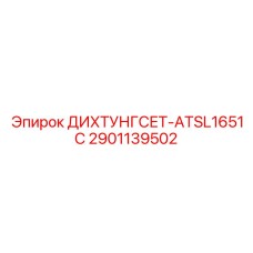 2901139502 ДИХТУНГСЕТ-ATSL1651C Epiroc