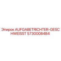 5730008484 AUFGABETRICHTER-GESCHWEISST Epiroc