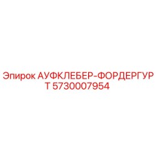 Деталь 5730007954 АУФКЛЕБЕР-ФОРДЕРГУРТ Epiroc для конвейерных систем