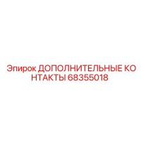 ДОПОЛНИТЕЛЬНЫЕ КОНТАКТЫ 68355018 Epiroc