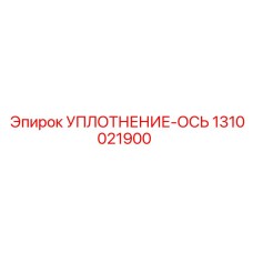 1310021900 УПЛОТНЕНИЕ-ОСЬ Epiroc