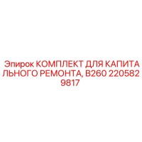 2205829817 Capital Repair Kit B260 Epiroc
