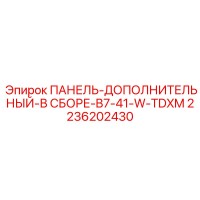 2236202430 ПАНЕЛЬ-ДОПОЛНИТЕЛЬНЫЙ-В СБОРЕ-B7-41-W-TDXM Epiroc